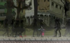 It always leads me to the street where I cannot recognize a single face.