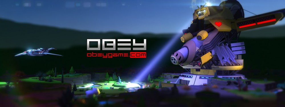 Obey, a new multiplayer game on Kickstarter that features cute bunnies and a giant robot. Hilarity ensues.