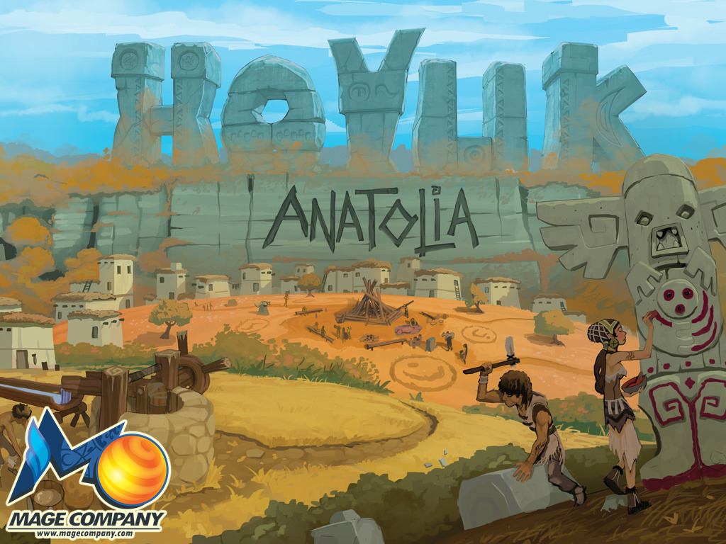 Hoyuk : Anatolia is an expansion for the popular board game Hoyuk that's crowdfunding on Kickstarter