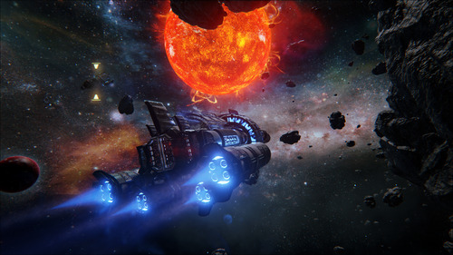 Into The Stars is an open world space game on Kickstarter. Think Oregon Trails meets FTL.