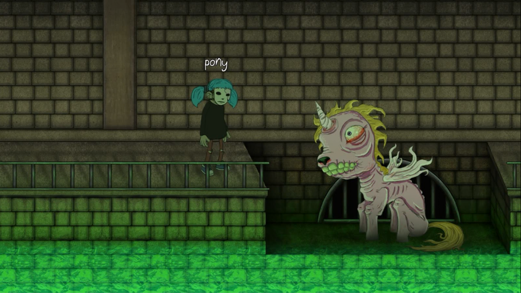 Sally Face sewer pony