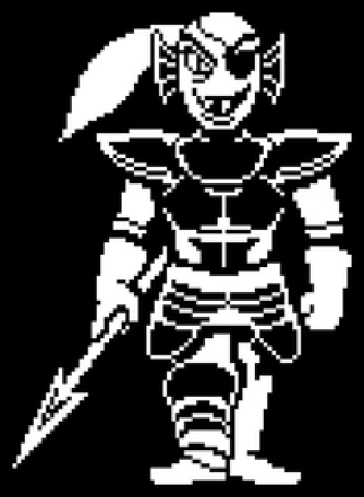 aquatic monster woman in armor with a spear