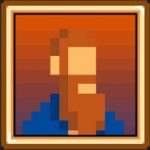 Pixelated portrait of writer Dave McCabe.