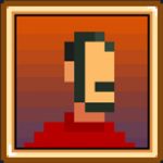 Pixelated portrait of artist Paul Conway.