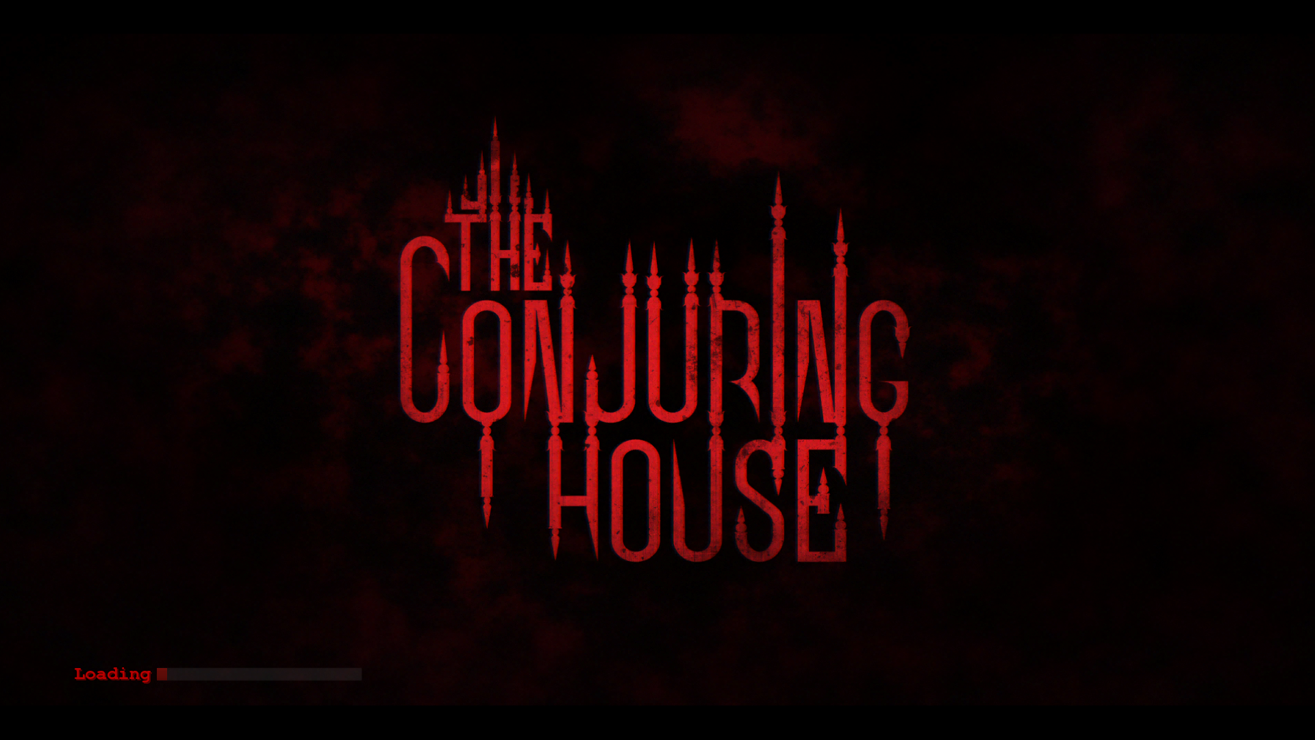 The Conjuring House title screen