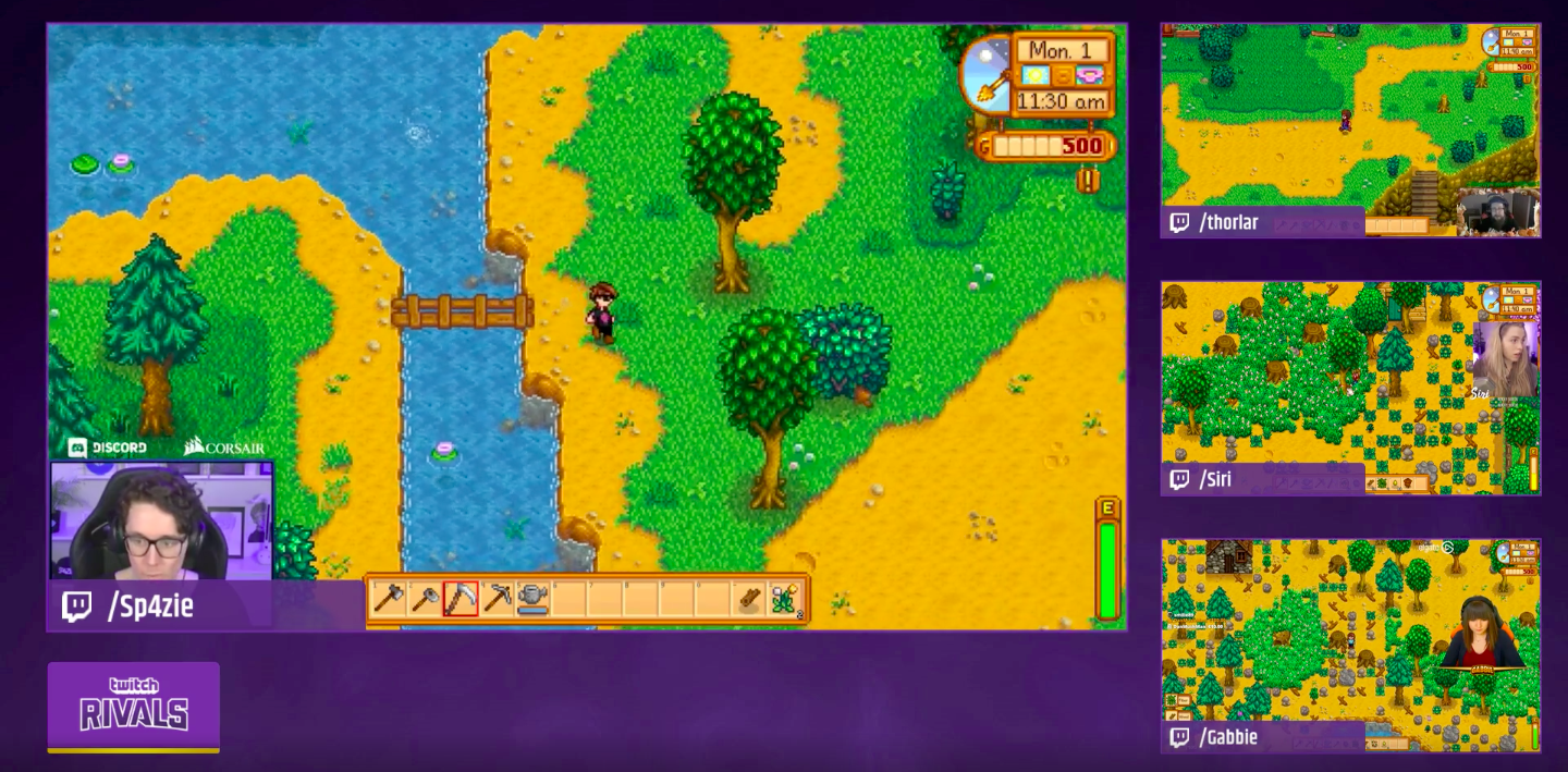Competitive Stardew Valley