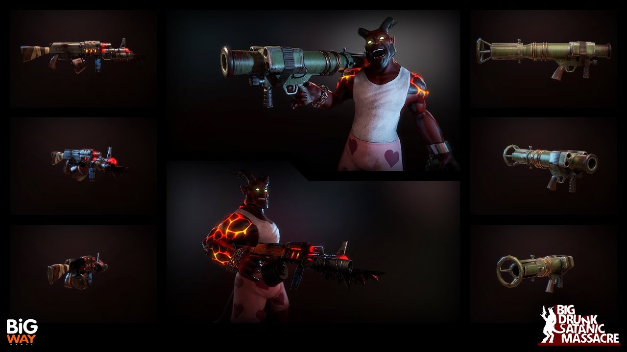 BDSM bid drunk satanic massacre guns