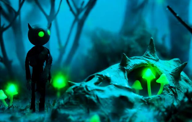 Knite And The Ghost Lights is a claymation stop motion adventure game with a creepy halloween vibe.