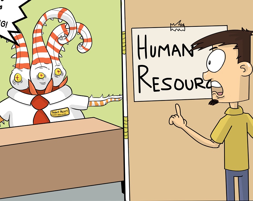 Under Development Video Game Kickstarter web comic continues to look at Human Resources from Uber Entertainment.