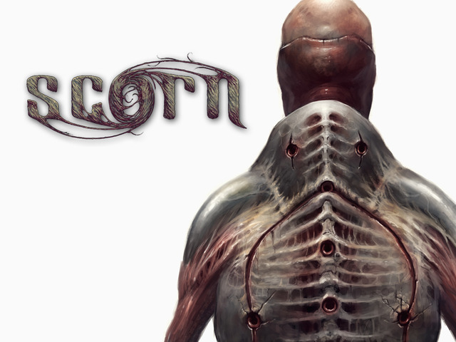 Scorn is a first person survival horror game that's on Kickstarter.
