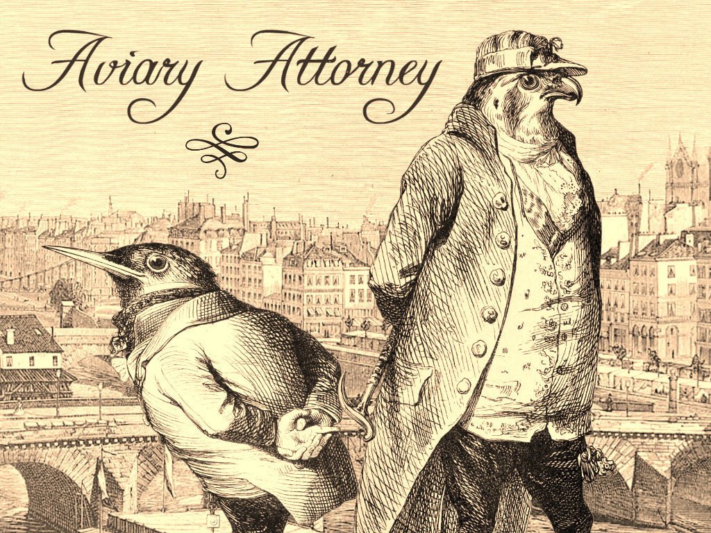 Aviary Attorney is a new game on Kickstarter that's like Phoenix Wright, but with real birds. Lot's of courtroom drama here!