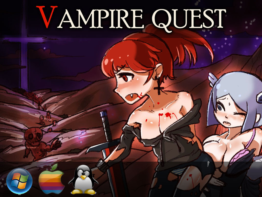 Vampire quest is a visual novel thats crowdfunding on Kickstarter